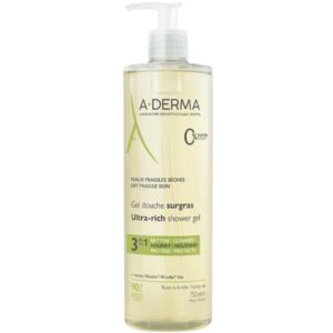 A-Derma Gel Douche Surgras Αφρός Καθαρισμού για Θρέψη στα Ξηρά Δέρματα, 500 ml