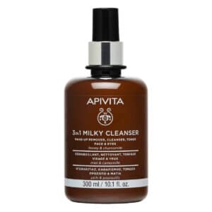 Apivita 3 in 1 Cleansing Milk για Πρόσωπο και Μάτια με Χαμομήλι και Μέλι 300 ml
