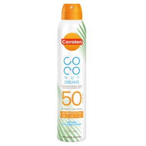Carroten Coconut Dreams Suncare Dry Mist Spray SPF50 Αντηλιακό Mist Προσώπου 200ml