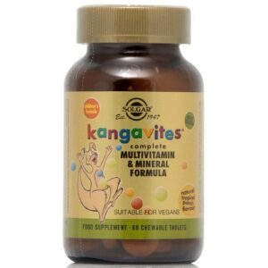 Solgar Kangavites Formula Dietary supplement Raspberry 60tabs.
