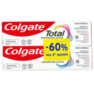 Colgate Total Active Prevention Οδοντόκρεμα (2x75ml) 150ml