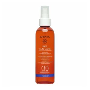 Apivita Bee Sun Safe Body Oil SPF30 Λάδι Σώματος για Μαύρισμα και Μεταξένια Αίσθηση 200ml