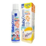 Intermed Promo BabyDerm Invisible Sunscreen Spray spf 50+ for Kids Transparent Children's Sunscreen, 200ml & Free Beach Ball