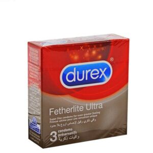 Durex Fetherlite Ultra, Εξαιρετικά λεπτά προφυλατικά, 3 τμχ
