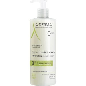 A-Derma Hydrating Shower Cream 3in1 Ενυδατικό Κρεμώδες Καθαριστικό, 500ml