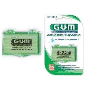 Gum Orthodontic Wax Unflavored (723) Ορθοδοντικό Κερί Χωρίς Γεύση, 1τμχ