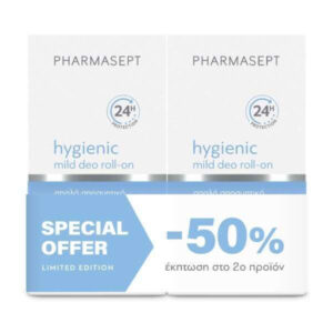 Pharmasept Hygienic Mild Deo Αποσμητικό 24h Roll-On 2x50ml -50% Στο 2ο Προϊόν