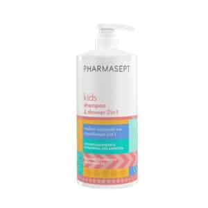 PHARMASEPT Kids 2in1 Shampoo & Shower Απαλό Παιδικό Σαμπουάν και Αφρόλουτρο 1000ml