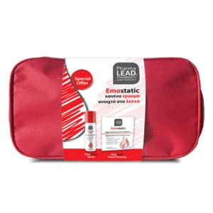 Pharmalead Promo Emostatic Duo First Aid Kit Αιμοστατικό Spray 60ml & Αιμοστατικά Ρινικά Επιθέματα 2 τεμάχια
