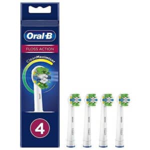 Oral-B Floss Action Ανταλλακτικές Κεφαλές για Ηλεκτρική Οδοντόβουρτσα 4τμχ