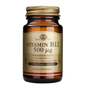 Solgar Vitamin B12 Βιταμίνη 500mcg 50 φυτικές κάψουλες