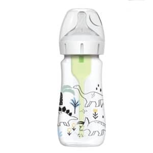 Dr.Brown's Options+ Anti-Colic 0m+ Μπιμπερό Πλαστικό Φαρδύς Λαιμός Δεινόσαυροι 270ml
