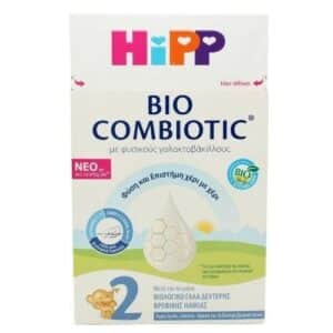 Hipp 2 Bio Combiotic, Βιολογικό Γάλα 2ης Βρεφικής Ηλικίας από τον 6ο μήνα με Metafolin 600gr