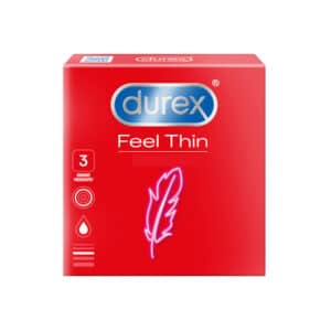 Durex Feel Thin Προφυλακτικά Πολύ Λεπτά 3 Τεμάχια