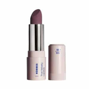 Korres True Velvety Ματ Κραγιόν Με Κρεμώδη Υφή, 25 Plum Rose 3gr
