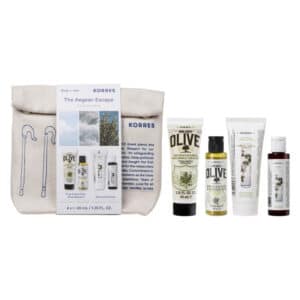 Korres Travel Essentials Olive Blossom ShowerGel 40ml & Body Cream 40ml & Aloe & Dittany Shampoo & Conditioner 40ml