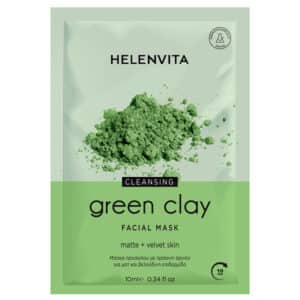 Helenvita Cleansing Green Clay Face Mask Μάσκα Προσώπου με Πράσινη Άργιλο 10ml