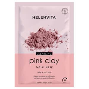 Helenvita Pink Clay Face Mask Μάσκα Προσώπου με Ροζ Άργιλο 10ml