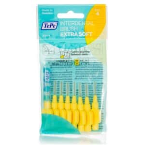 TePe Extra Soft Μεσοδόντια Βουρτσάκια 0.7mm Κίτρινα 8τμχ