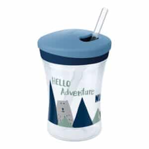 Nuk Action Cup Hello Adventure με Καλαμάκι 12m+ 230ml