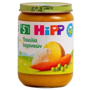 Hipp Βρεφικό Γεύμα με Ποικιλία Λαχανικών Από Τον 5ο Μήνα 190g