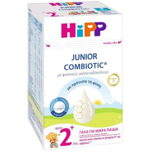 Ηipp Junior Combiotic 2+ με Φυσικούς Γαλακτοβάκιλλους & Metafolin, Γάλα από το 2ο Έτος 600gr