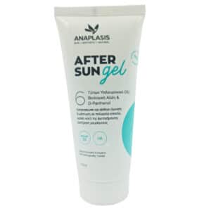 Anaplasis After Sun Gel για Πρόσωπο και Σώμα με Aloe Vera & Υαλουρονικό Οξύ 100ml
