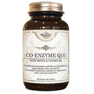 Sky Premium Life Co-Enzyme Q10 με Βιοτίνη & Βιταμίνη B6, 60 ταμπλέτες
