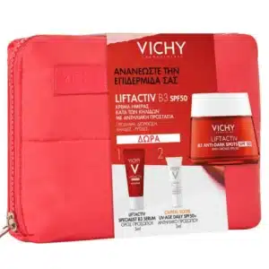Vichy Promo Liftactiv B3 Anti-Dark Spots SPF50, 50ml & Specialist B3 Serum 5ml & Capital Soleil UV-Age Daily Spf50+, 3ml