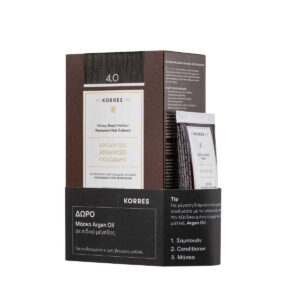 Korres Promo Argan Oil Advanced Colorant 4.0 Βαφή Μαλλιών Καστανό 50ml & Μάσκα Argan Oil 40ml