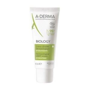 A-Derma Biology, Ελαφριά Ενυδατική Κρέμα για Εύθραυστη Επιδερμίδα, 40ml