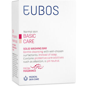 Eubos Solid Washing Bar Πλάκα Καθαρισμού Αντί Σαπουνιού Κόκκινο 125Gr
