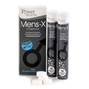 Power Health Mens-X Complex Stevia για την Στυτική Λειτουργία 32 Αναβράζοντα Δισκία