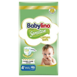 Babylino Sensitive Cotton Soft Value Pack Πάνες Μέγεθος 4+ (10-15kg) 46 πάνες