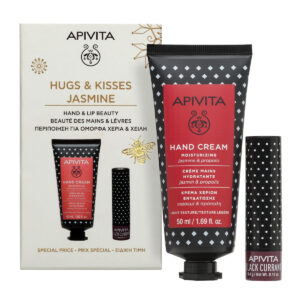 Apivita Promo Hugs & Kisses Jasmin Κρέμα Χεριών Ενυδάτωσης 50ml & Balm Χειλιών Με Φραγκοστάφυλο 4.4gr