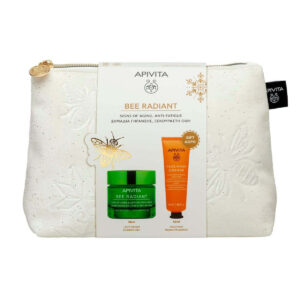 Apivita Promo Bee Radiant Cream Light 50ml & ΔΩΡΟ Μάσκα Προσώπου Λάμψης Πορτοκάλι 50ml & Νεσεσέρ