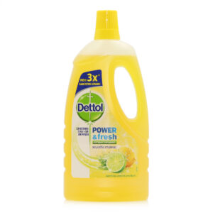 Dettol Power & Fresh Καθαριστικό Υγρό Πατώματος με Απολυμαντική Δράση Λεμόνι 1lt