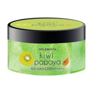 Helenvita Kiwi Papaya Body Scrub με κόκκους Ζάχαρης και Εκχυλίσματα Τροπικών Φρούτων 250ml