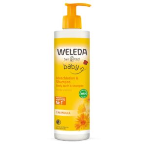 Weleda Baby Σαμπουάν & Αφρόλουτρο Καλέντουλας 400ml