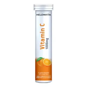HELENVITA Vitamin C 1000mg με γεύση Πορτοκάλι, 20 αναβρ. δισκία