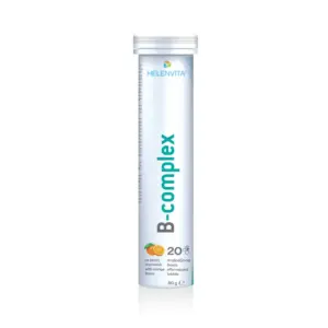 HELENVITA B-Complex Συμπλήρωμα Διατροφής Συμπλέγματος Βιταμινών Β, 20 αναβρ. δισκία