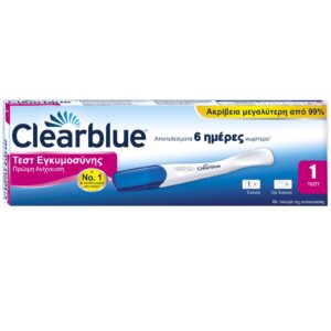 Clearblue Τεστ Εγκυμοσύνης Πρώιμη Ανίχνευση 1 Τεμάχιο