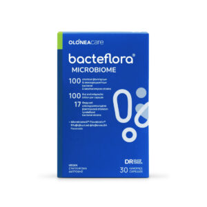 BacteFlora Microbiome Συμβιωτικό για τη Βιοποικιλότητα του Εντερικού Μικροβιώματος, 30 μικροκάψουλες