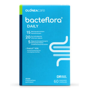 Bacteflora Daily με Προβιοτικά και Πρεβιοτικά, 60 φυτικές κάψουλες