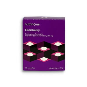 Nutrinous Cranberry 350mg 30 ταμπλέτες
