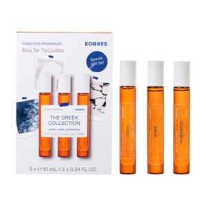 Korres The Greek Collection EDT Set με Lefko, 10ml & Kyma, 10ml & Avgoustos, 10ml