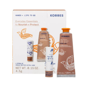 Korres Promo Winter Essentials Κρέμα Χεριών 50ml & Βάλσαμο Χειλιών Βούτυρο Κακάο 4.5g