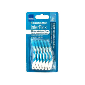 InterMed Ergonomic Interpick Οδοντόβουρτσες Βουρτσάκια Μπλε M/L 36 τεμάχια