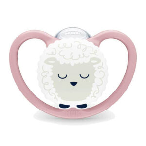 NUK Perfect Match Air - Space Night Πιπίλα Pink Sheep 18-36m 1τεμ