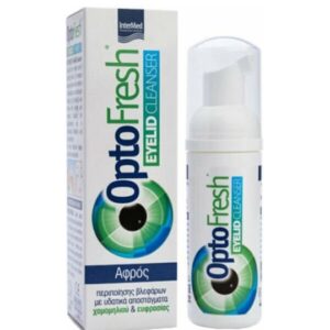 InterMed OptoFresh Αφρός Περιποίησης Βλεφάρων με Υδατικά Αποστάγματα Χαμομηλιού & Ευφρασίας 50ml